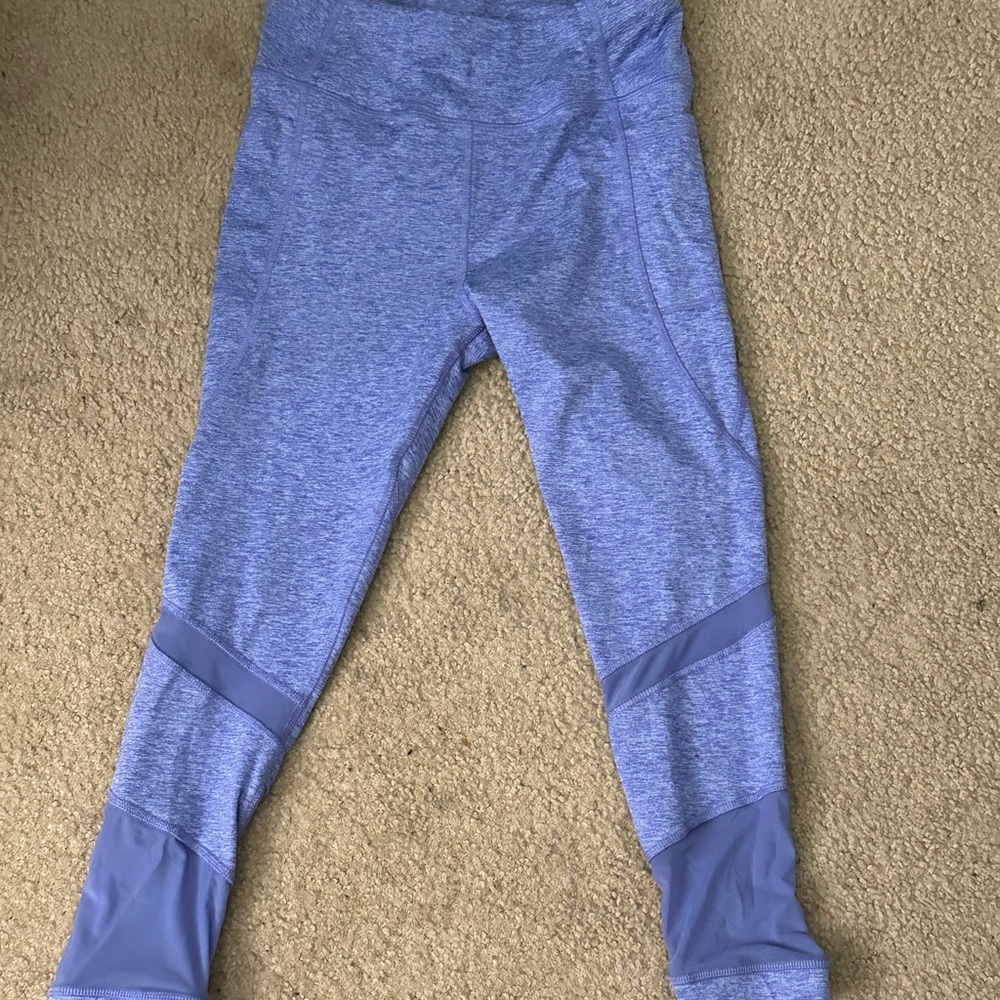 purple capri leggings
